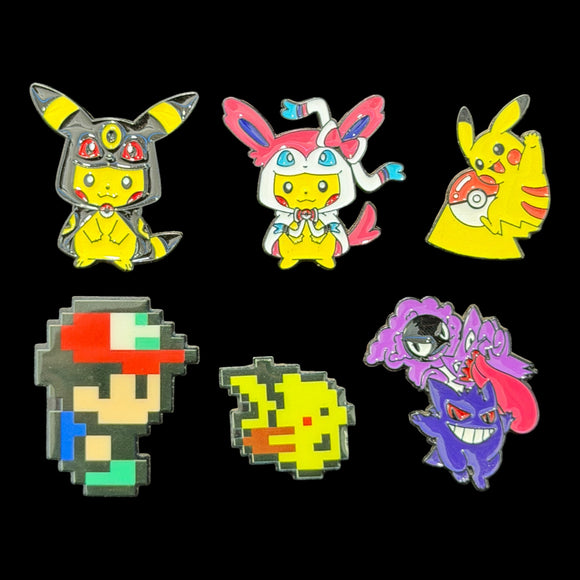 6 Pokémon Pin Bundle