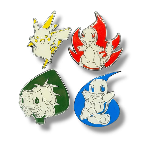 Pokémon Glow in the Dark Hat Pins