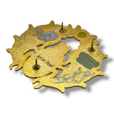 Artist Proof Ground Score Scarab Pin