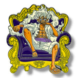 One Piece Luffy Gear 5 hat Pin