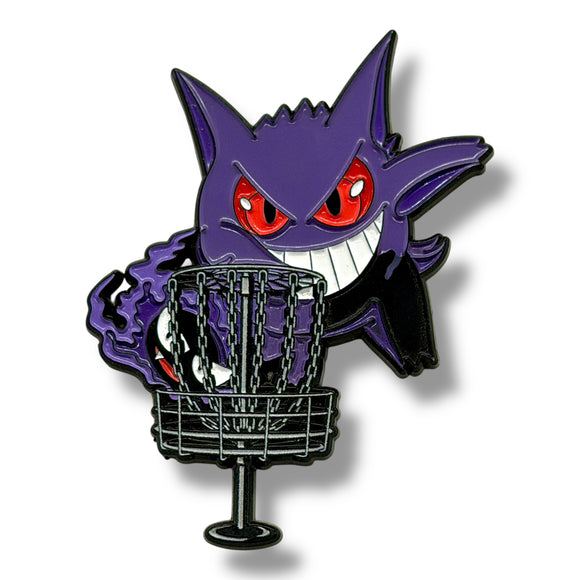 Gengar Disc Golf Hat Pin