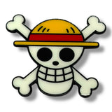 One Piece Anime Skull Glow In The Dark Pin